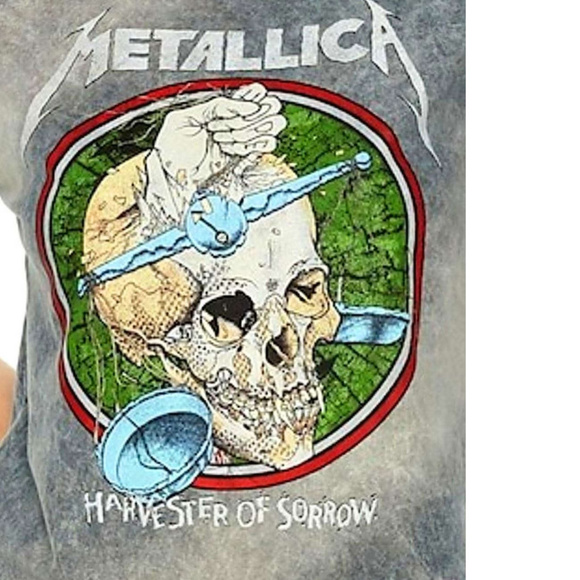 Metallica Harvester Of Sorrow Tie Dye metal rock Official T-Shirt L NWT - Picture 3 of 3